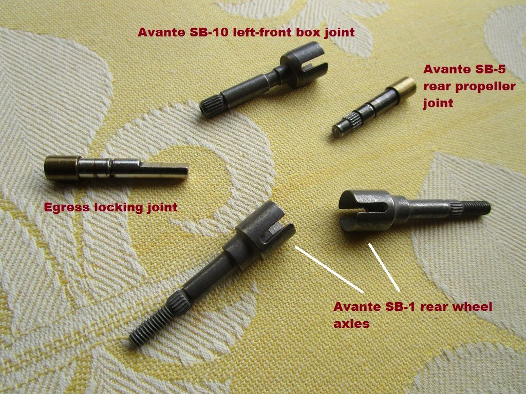 tamiya avante parts